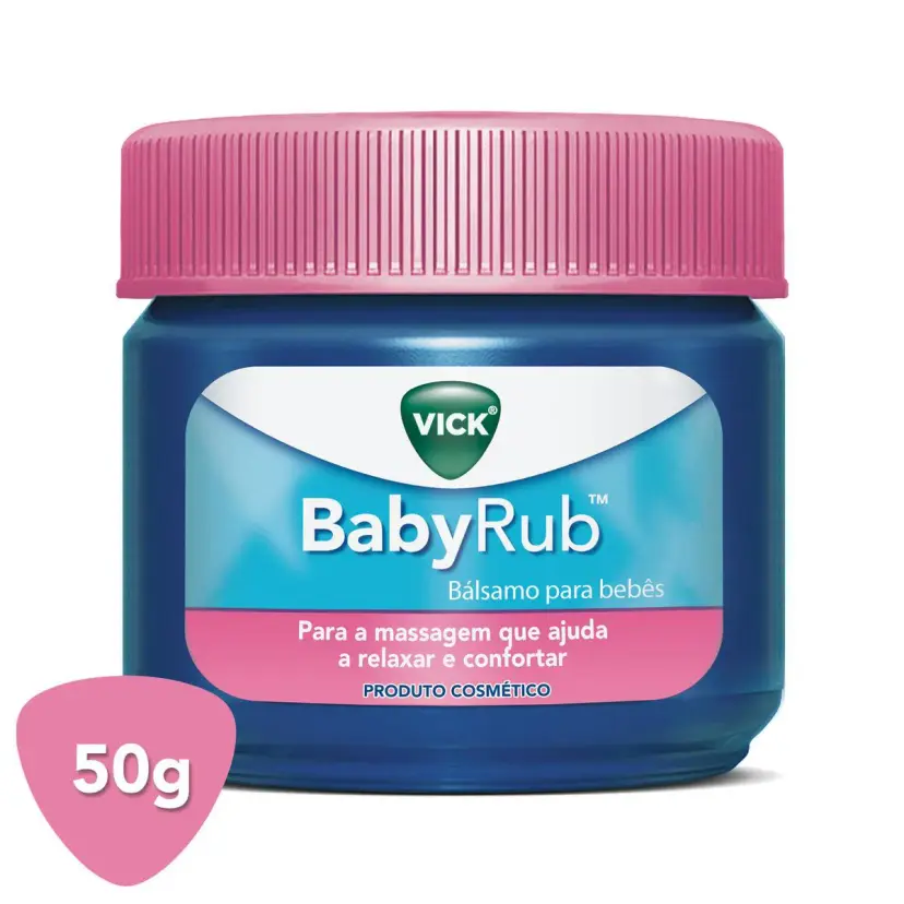 Bálsamo para Bebês Vick BabyRub 50g